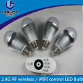 Intelligent smd Led Bulb 9w E27 led remote control light bulb